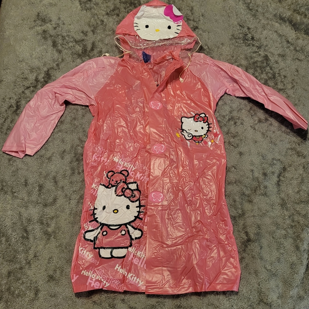 Girls Hello Kitty Rain Coat